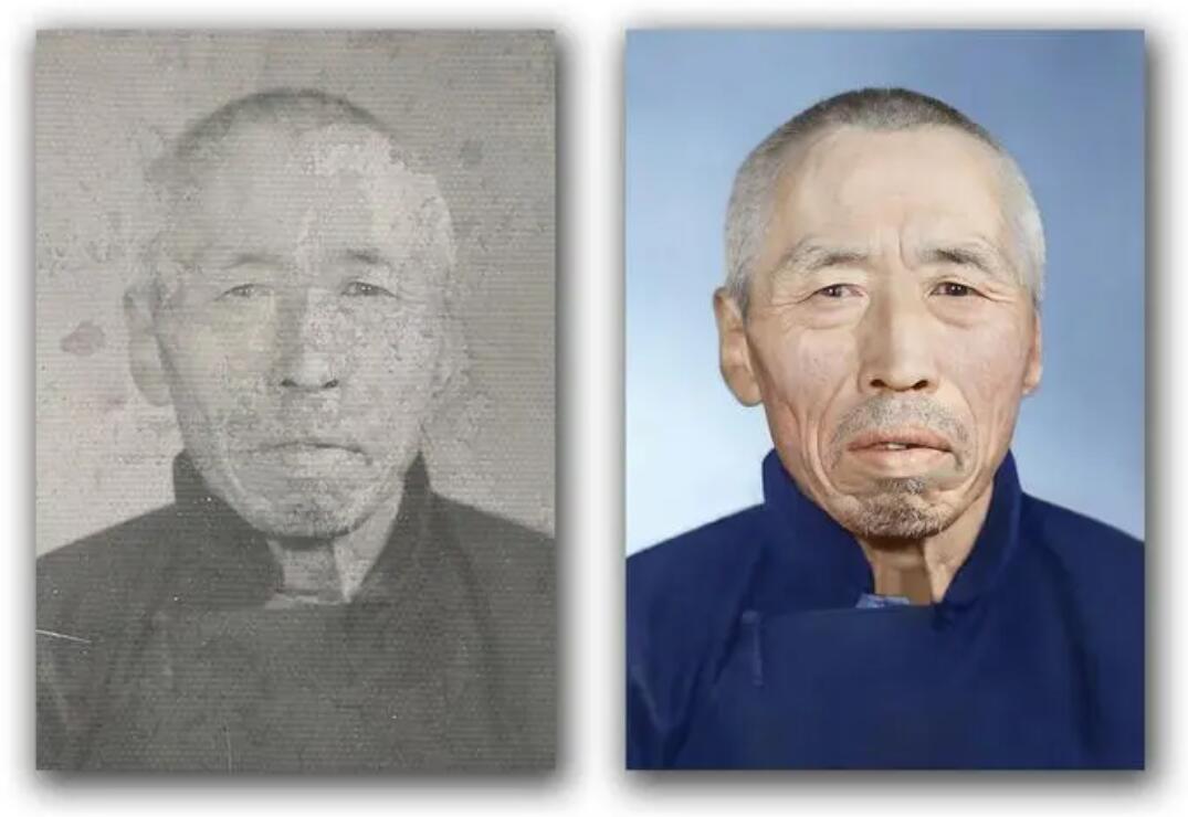 山亭破损照片修复-56